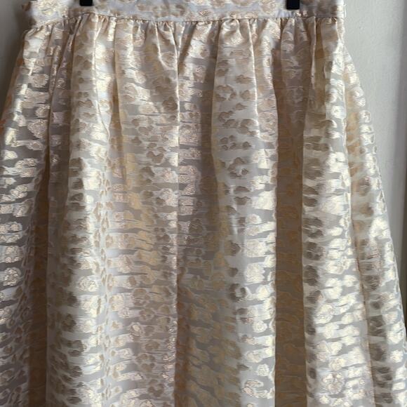 Anthropologie Pankaj & Nidhi Burnout Shimmer Maxi Skirt - Picture 8 of 15